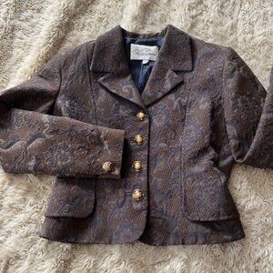 VINTAGE Carla Carini Italian Design Blazer from Italy Woman's Size 34